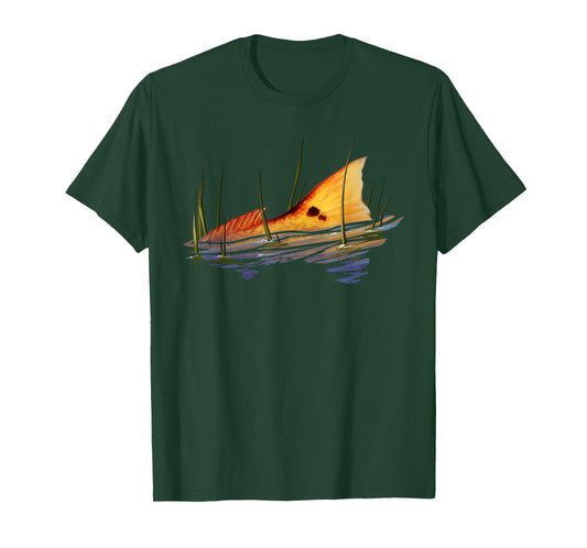 Tailing Redfish | Red Drum Fish | Redfish Tail T-Shirt