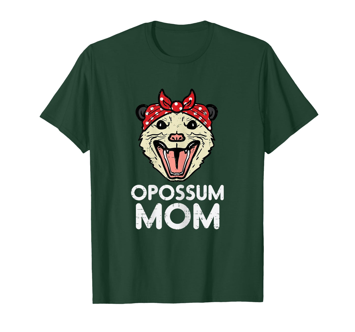 Opossum Mom Bandana Funny Possum Family Mama Mommy Women T-Shirt