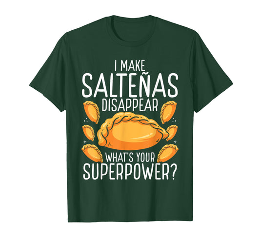 Bolvianos Food Bolivian Saltea Bolivianas Pride Unisex Adult T-Shirt - Bolivian Flag Print - Short Sleeve - Black - Small