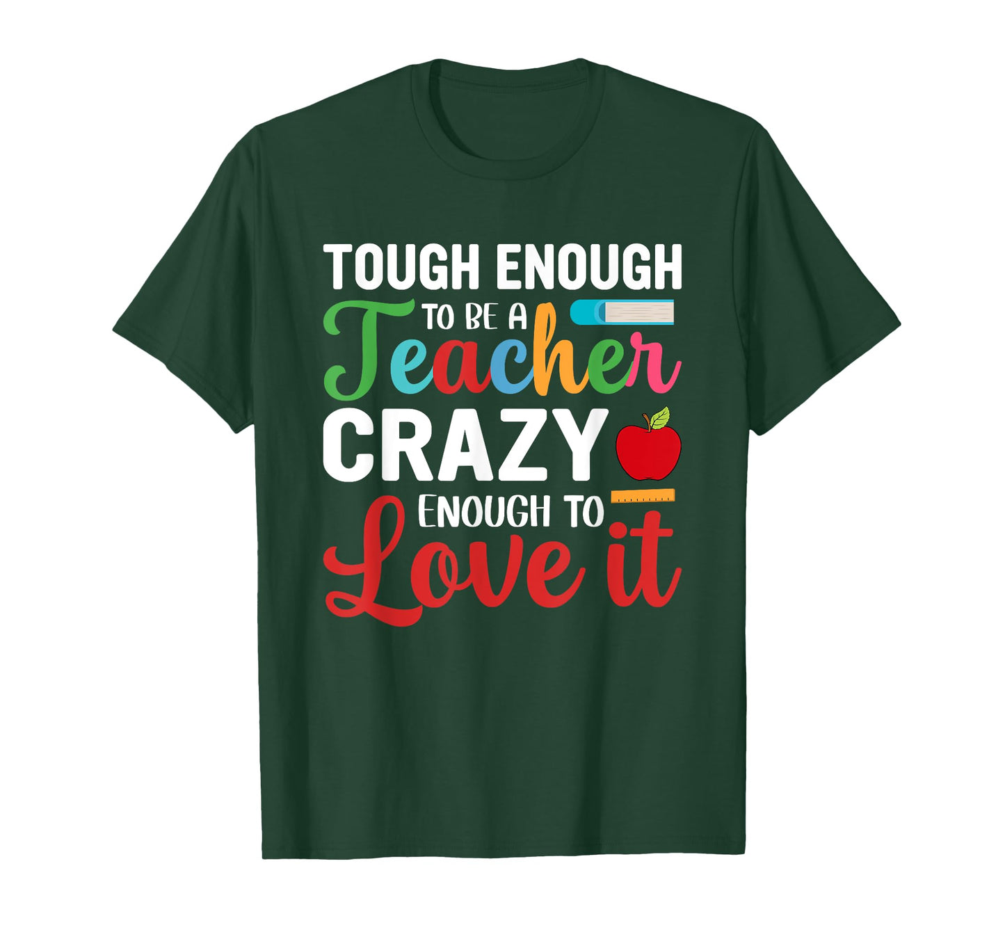 Crazy Teacher Men Women Funny School Teachers T-Shirt