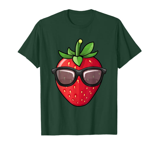 Cool Strawberry Design For Men Women Kids Strawberry Lover T-Shirt