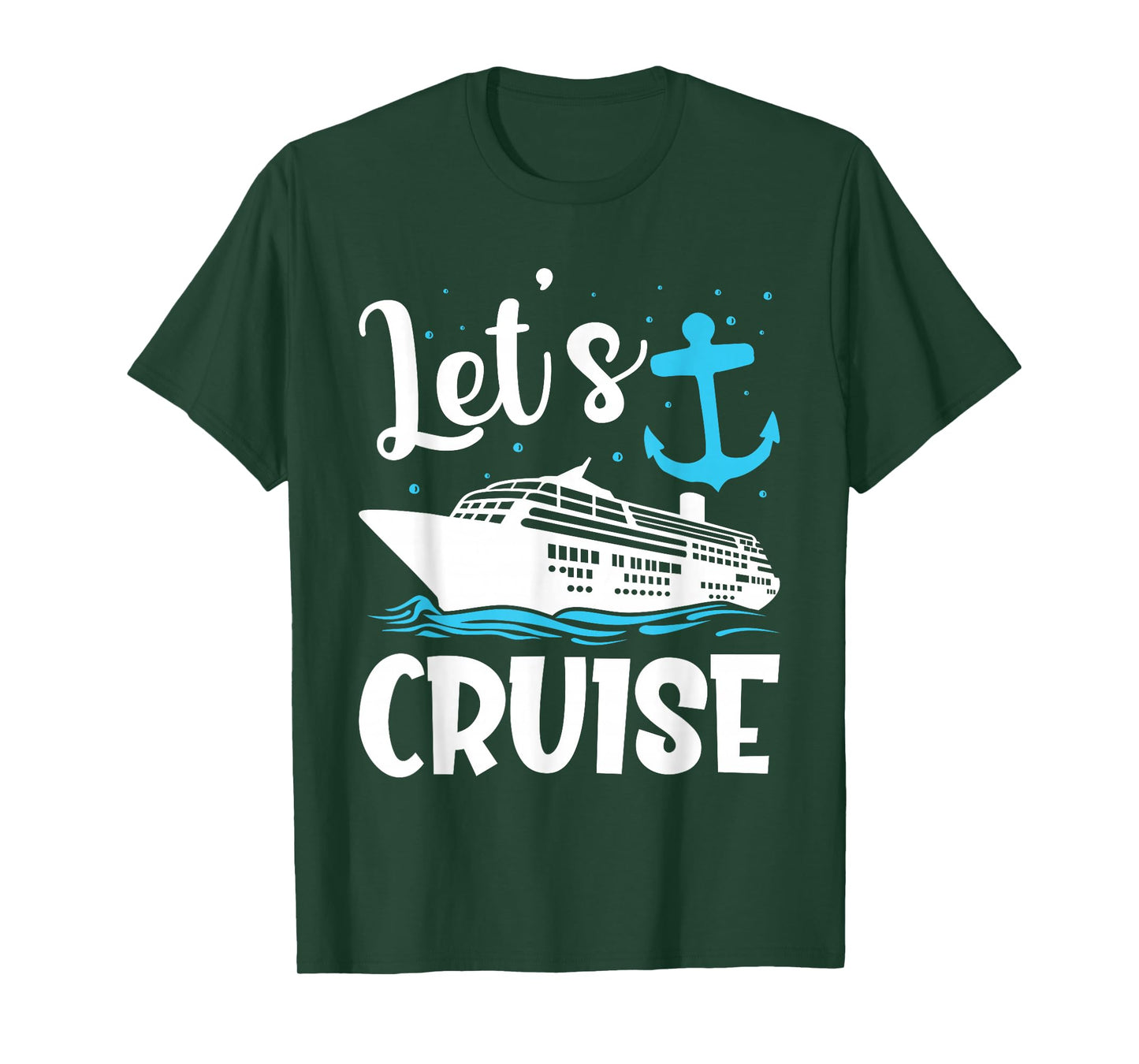 Lets Cruise Shirt Cute Couple Cruise Funny Cruise Ship T-Shirt