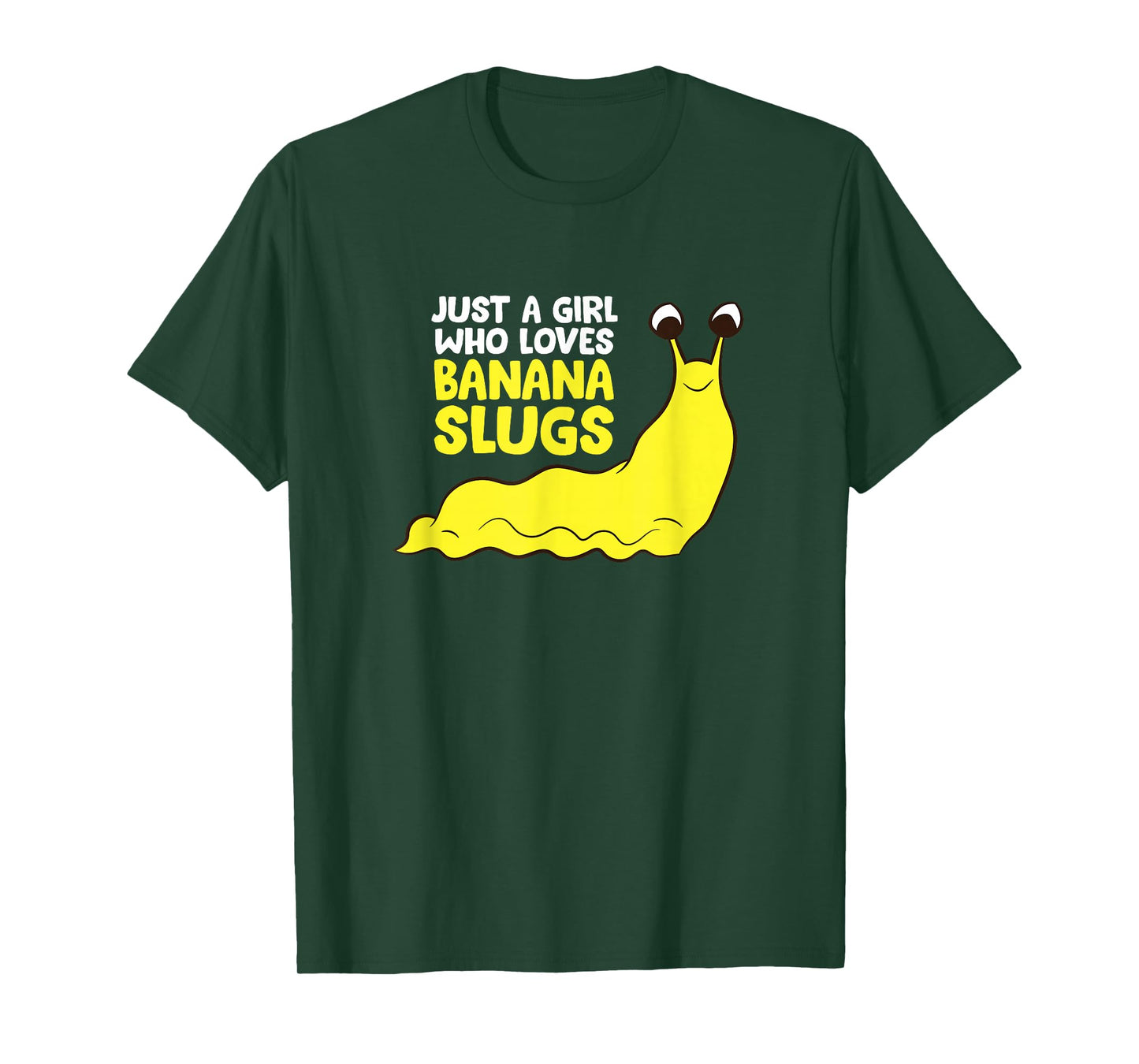 Just a Girl Who Loves Banana Slugs Funny Banana Slugs Gift T-Shirt