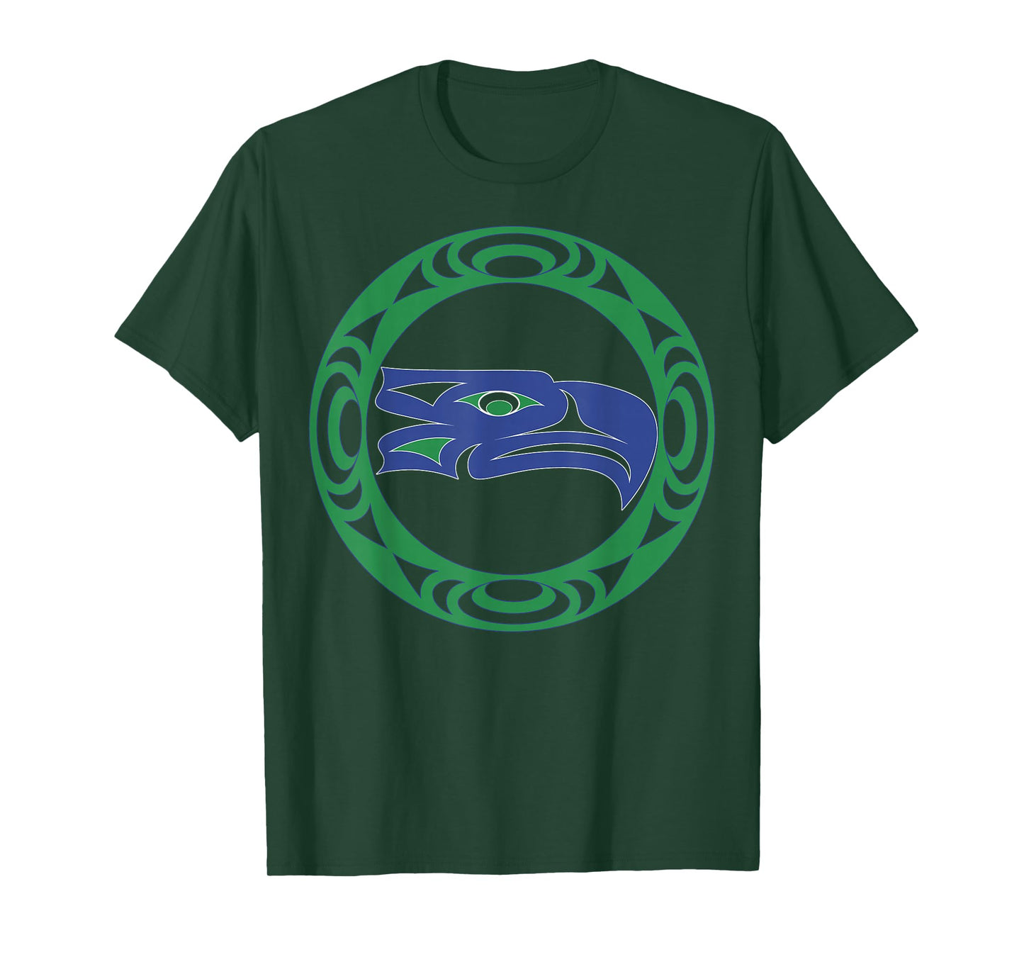 Native American Bird design Indian Hawk design for men women T-Shirt