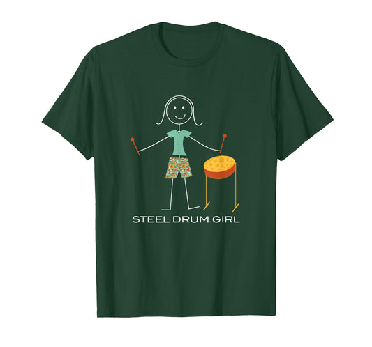 Funny Womens Steel Drum Girl Steel Pan Player T-Shirt
