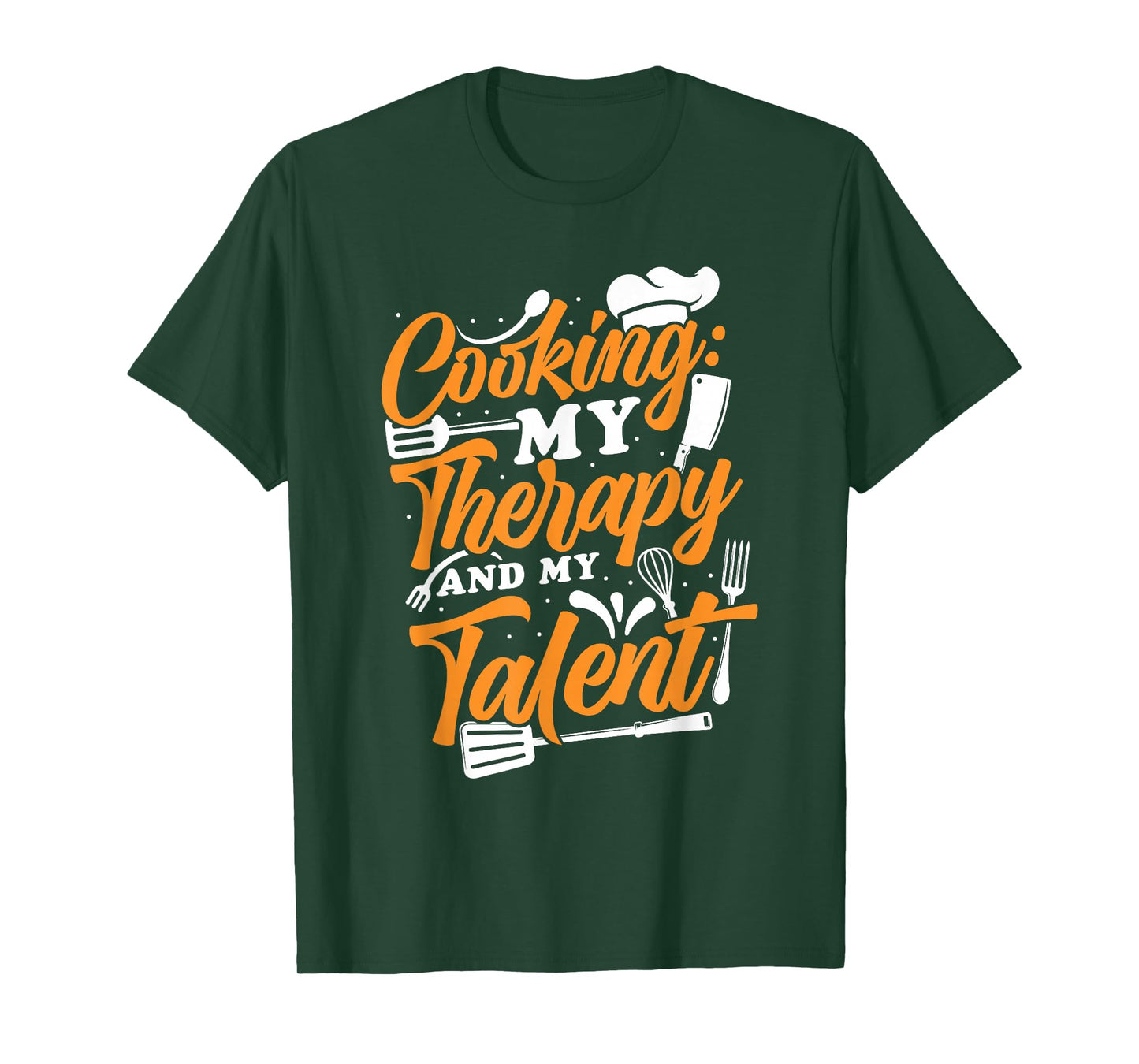 Cook Cooking My Therapy and My Talent Funny Cooking T-Shirt