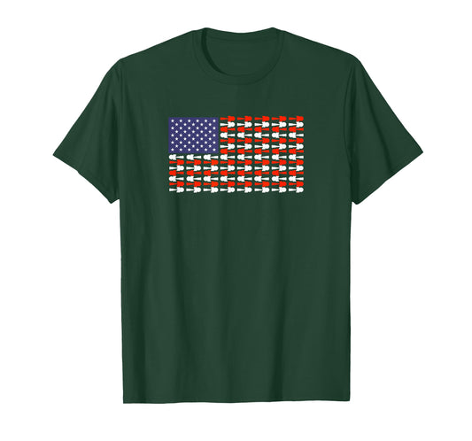 Kendama USA American Flag, Spirit Of Kendama T-Shirt