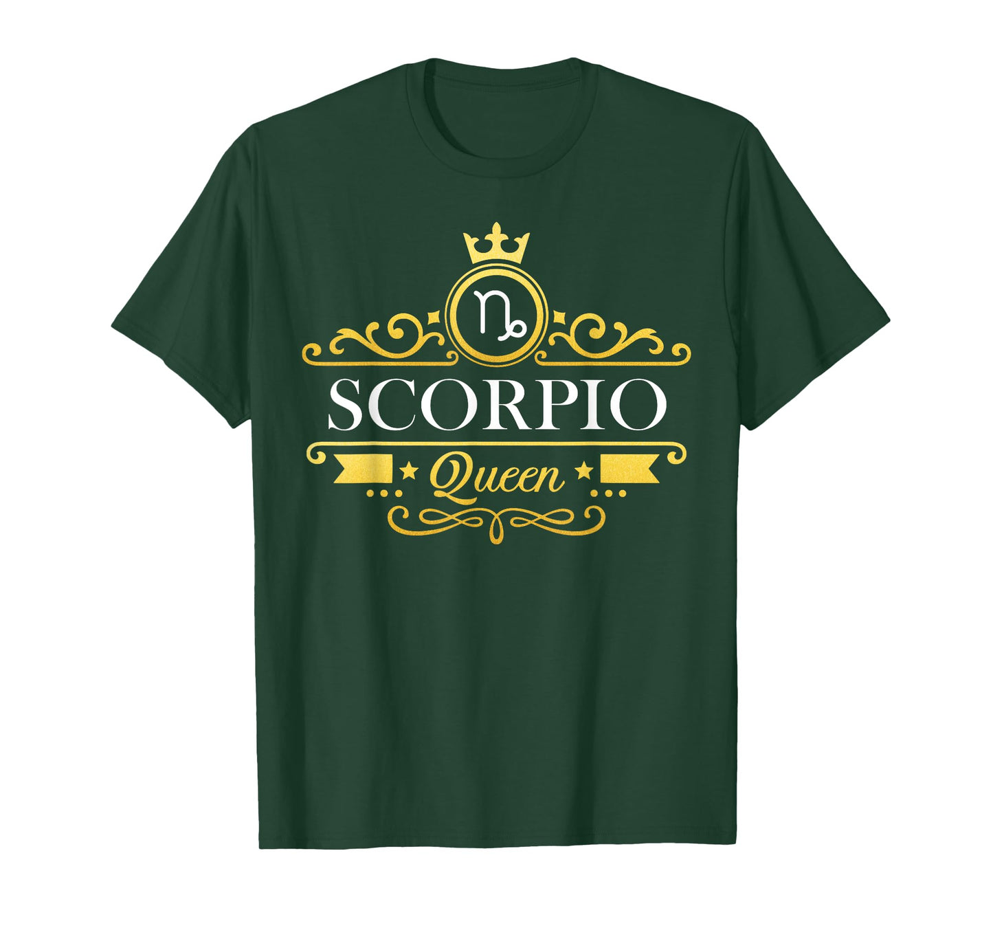 Scorpio Queen October November Zodiac Birthday Women Girl T-Shirt