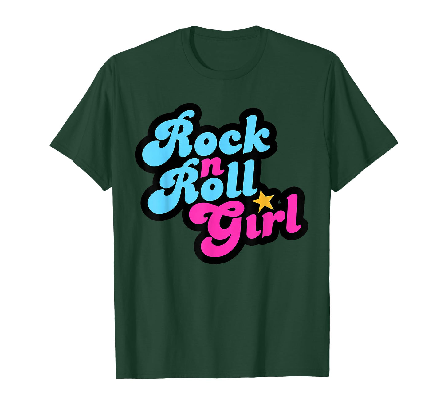 Halloween Costume Rock N Roll Girl Rock and Roll Women T-Shirt