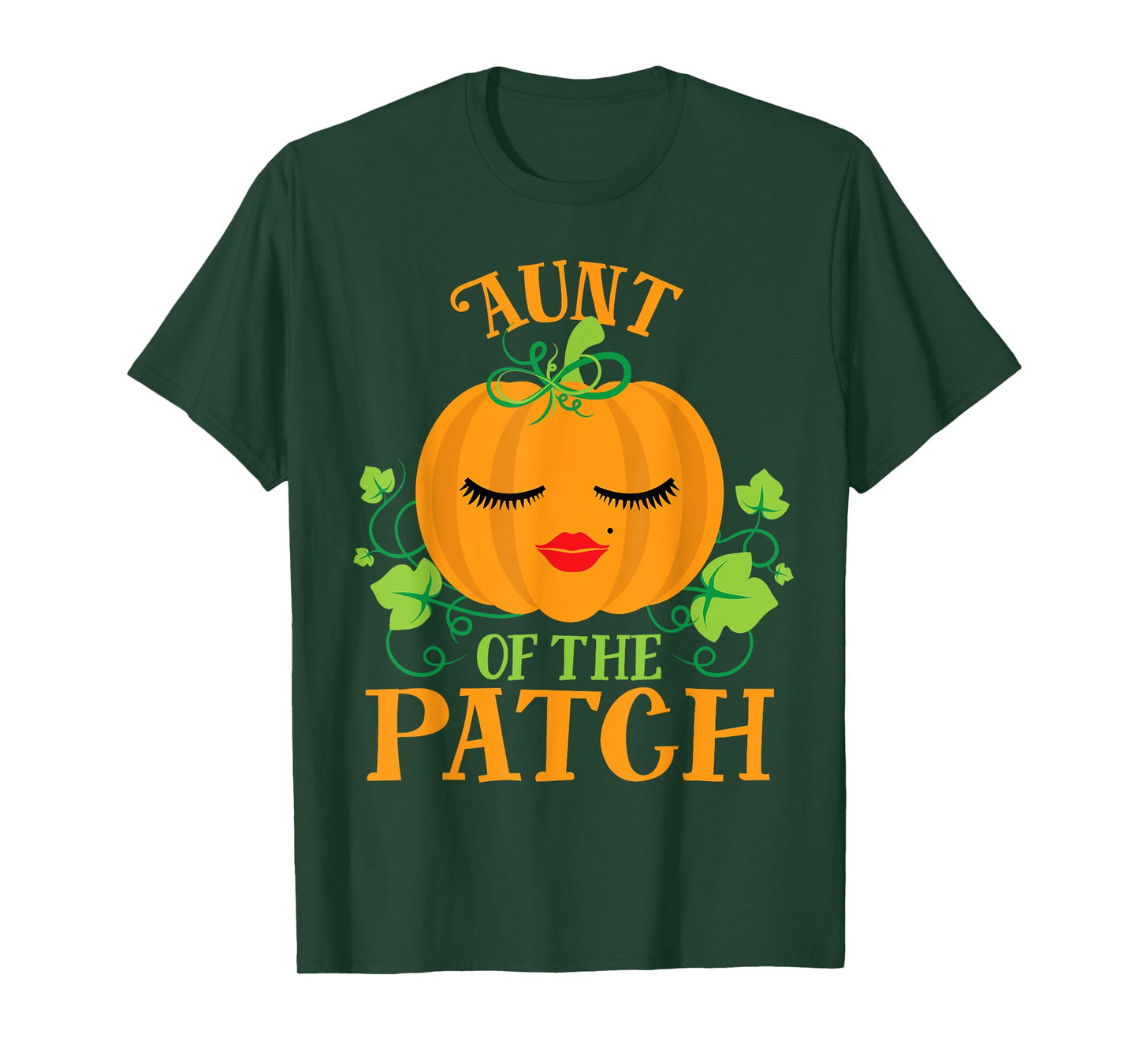 Aunt Pumpkin of the Patch Sassy Matching Family Halloween T-Shirt