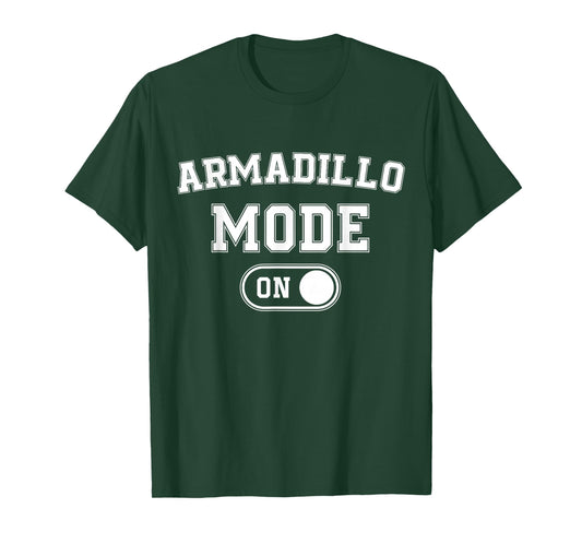 Armadillo Mode On Costume Funny Armor Roller Gift Animal T-Shirt