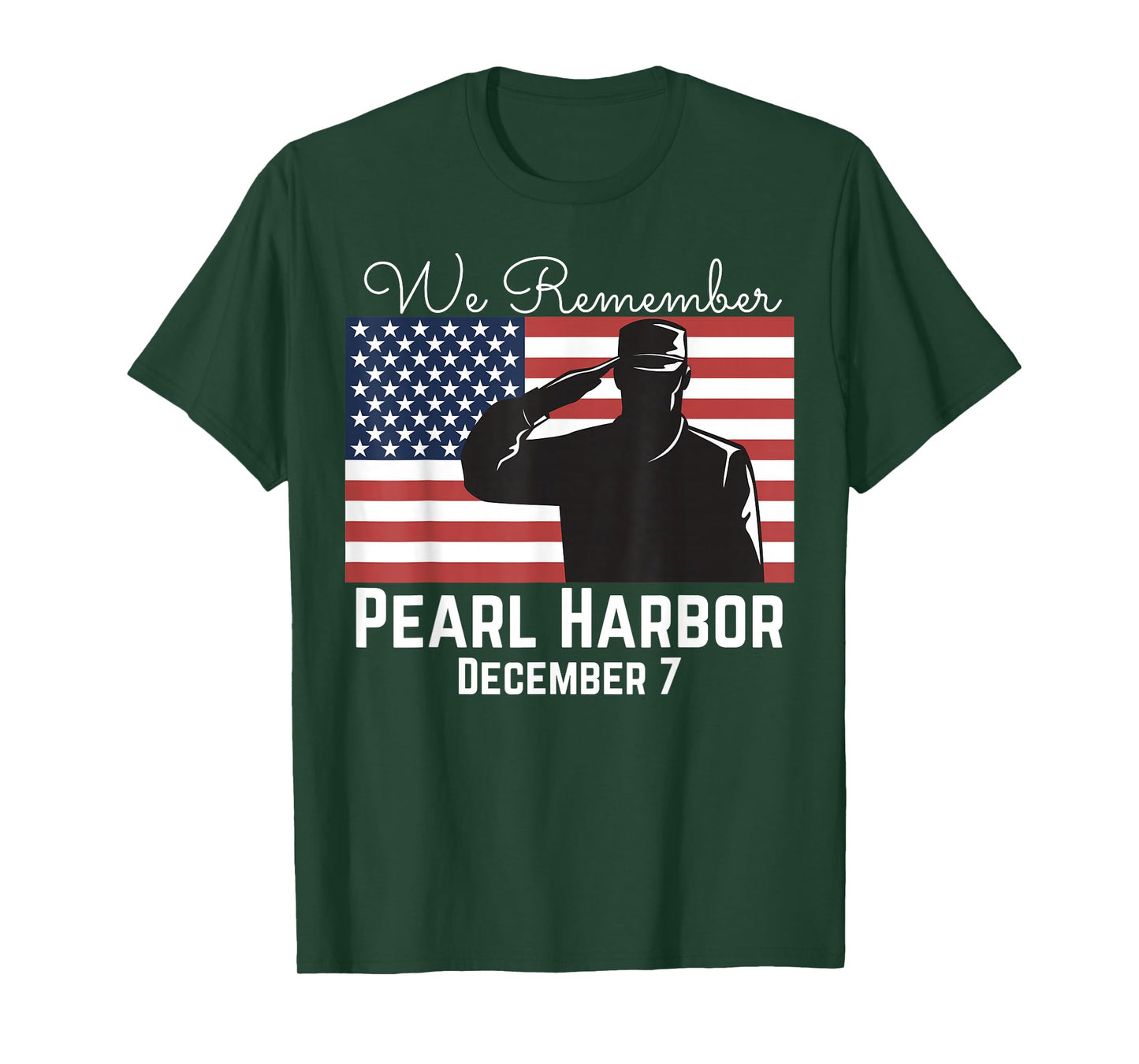 "We Remember Pearl Harbor" American WWII Pearl Harbor Tee T-Shirt