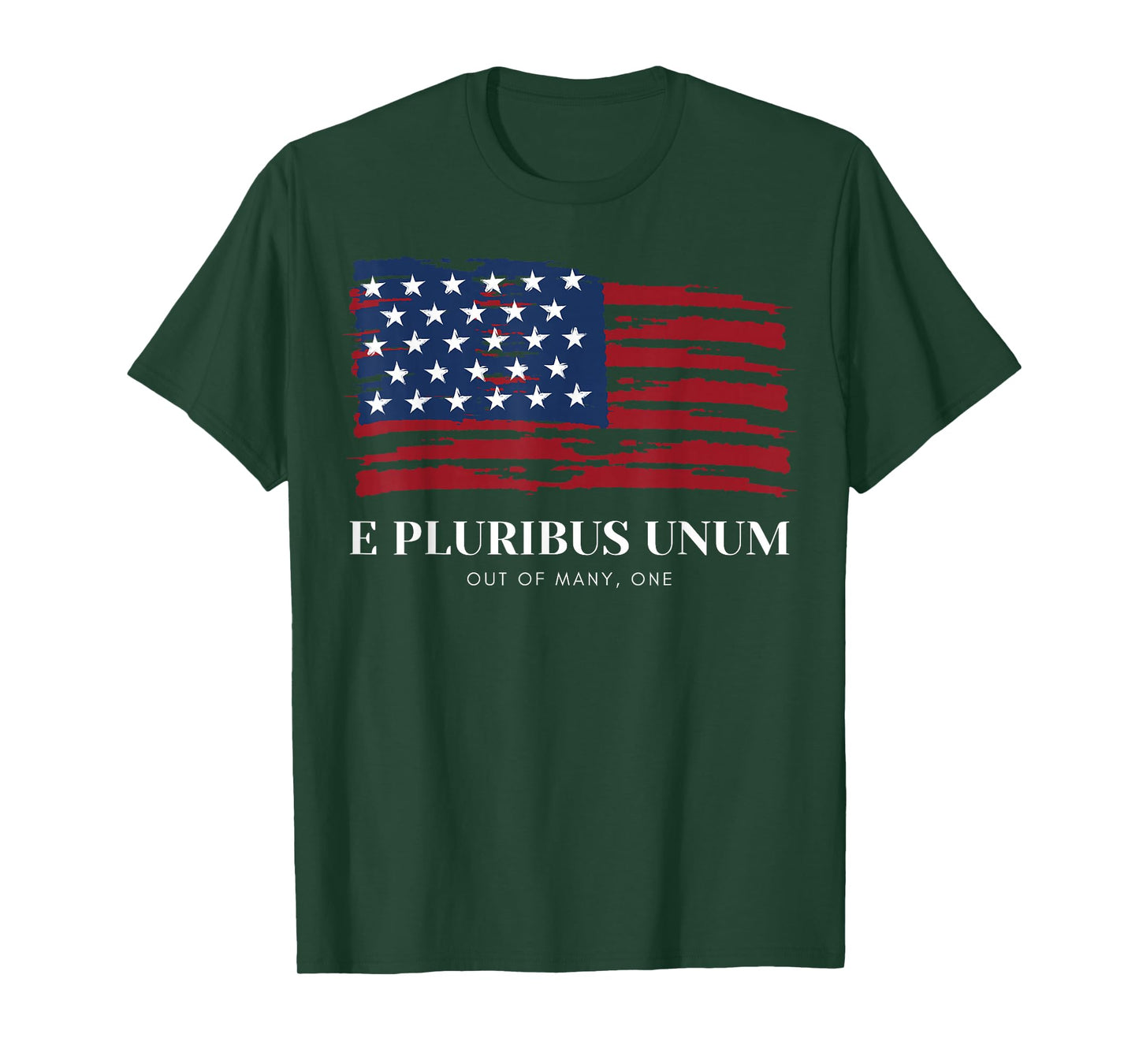 American Flag, E Pluribus Unum, United States Of America T-Shirt