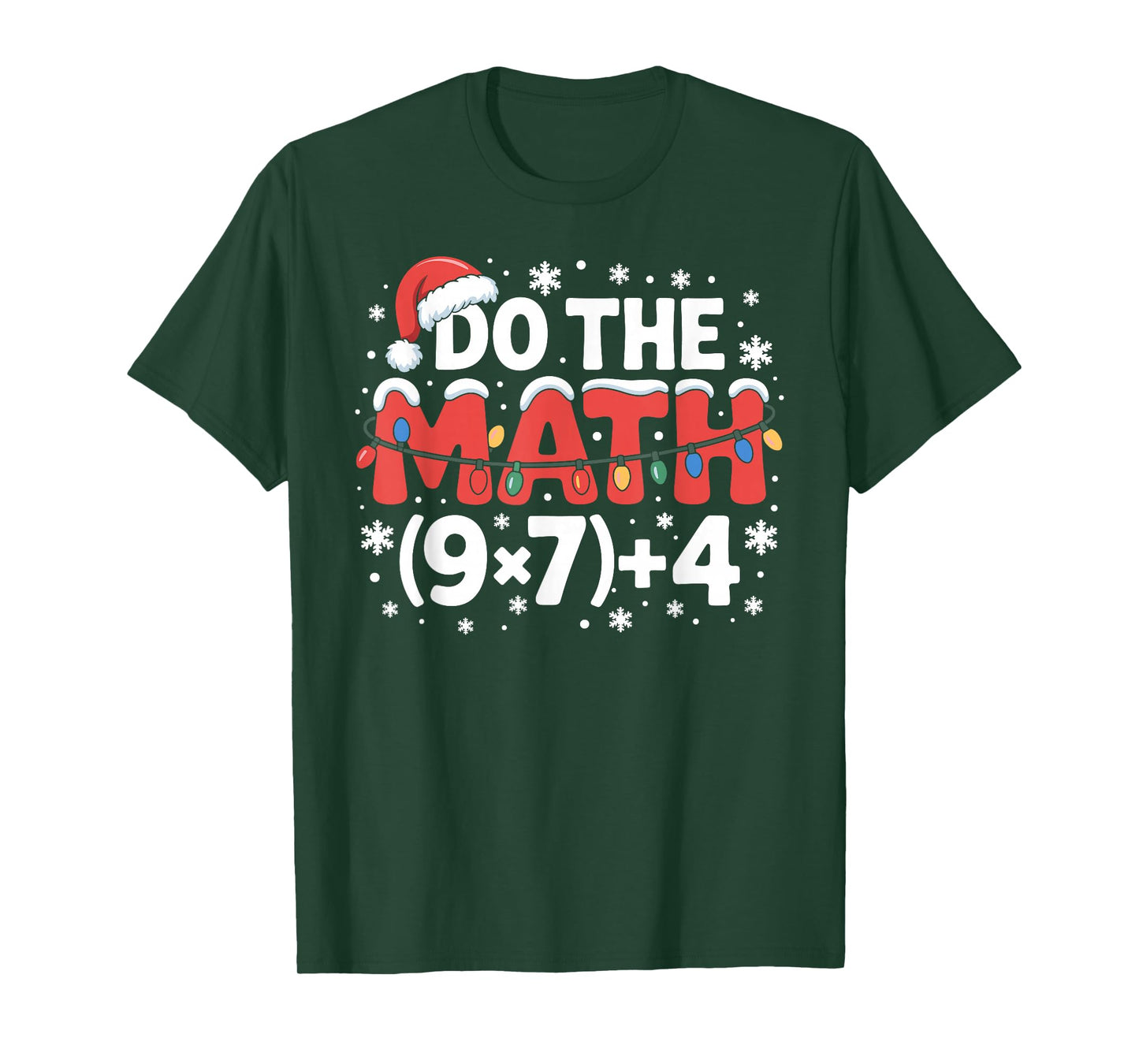 Funny Christmas Do The Math Meme 67 Holiday Humor Teacher T-Shirt