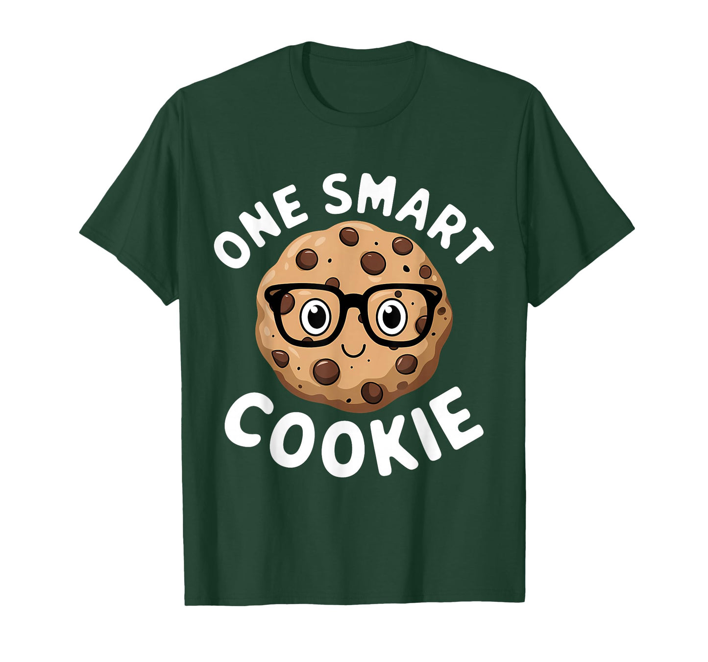 One Smart Cookie Funny Chocolate Chip Cookie T-Shirt