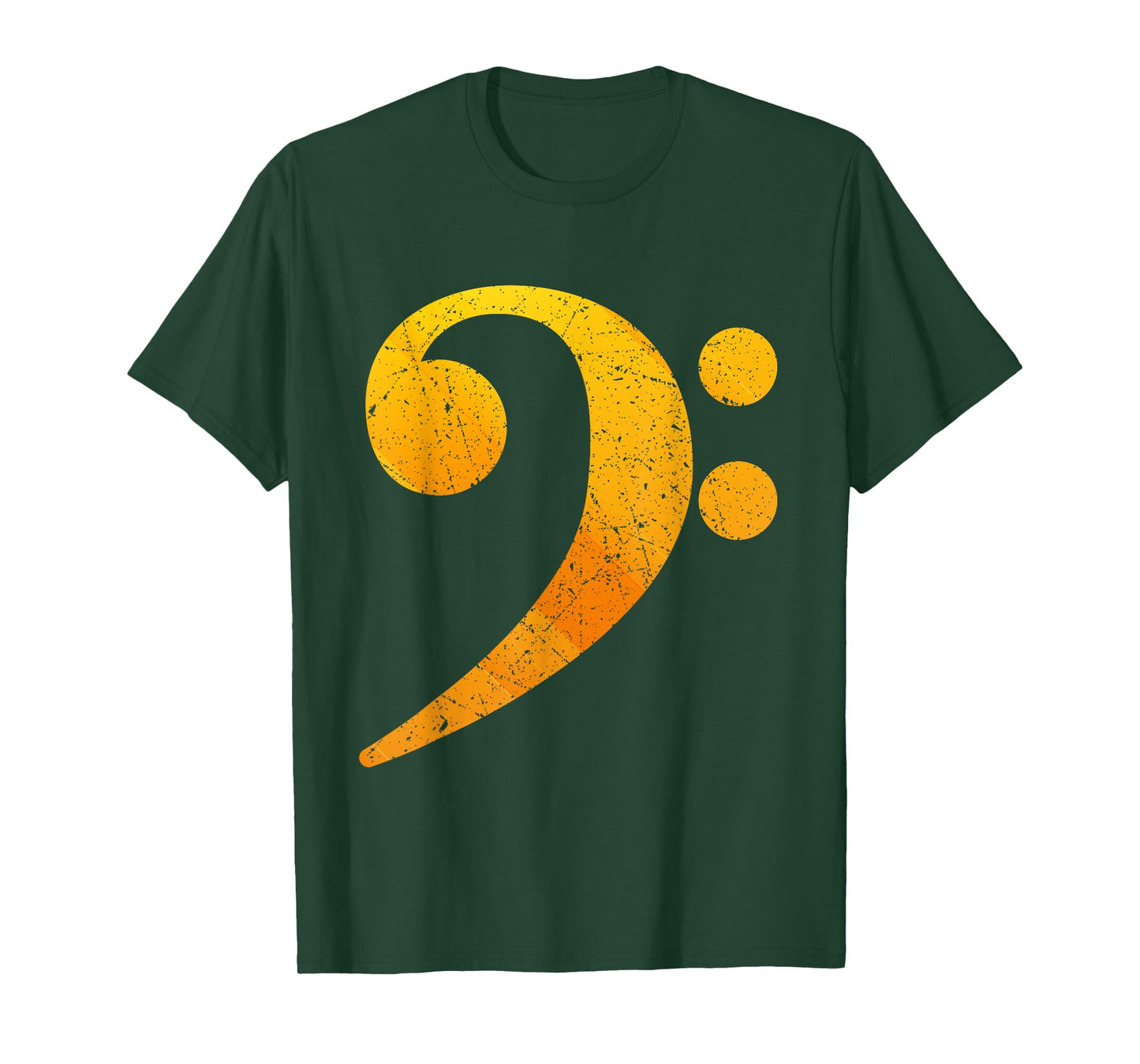 Cool Bass Clef Art For Men Women Music Bass Player Bass Clef T-Shirt