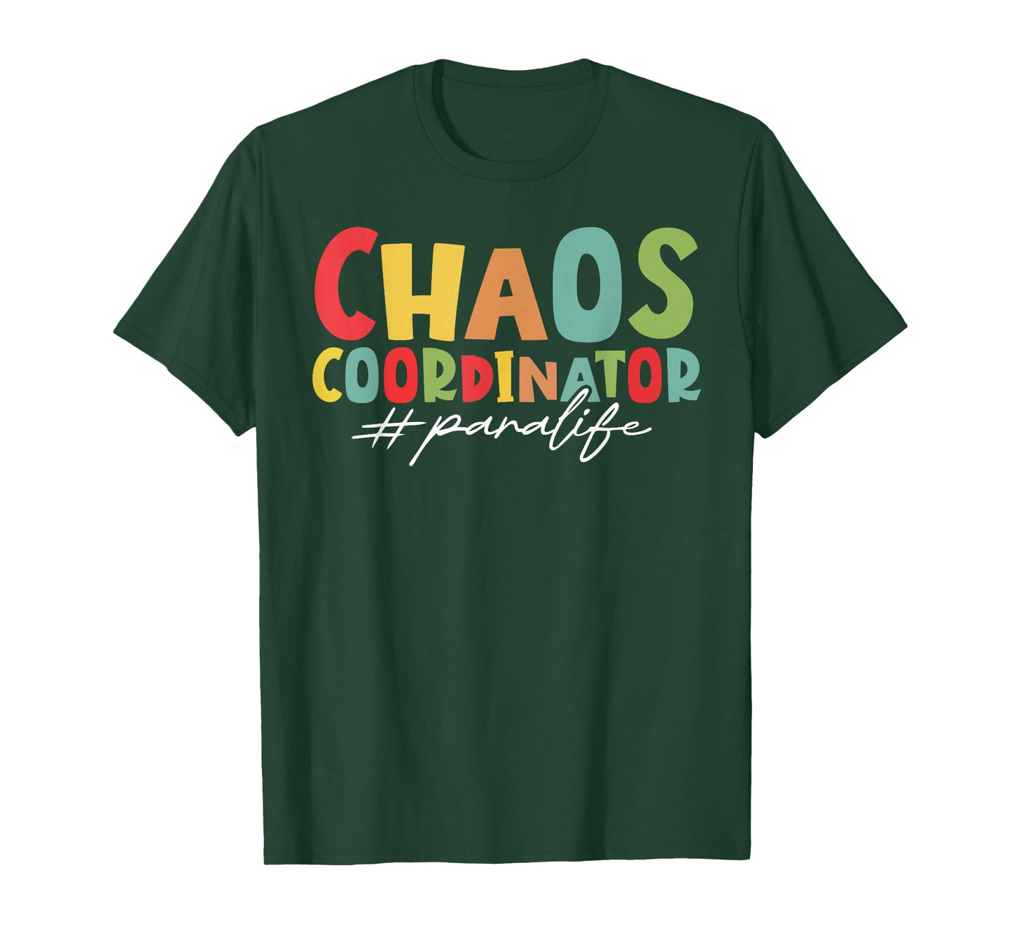 Chaos Coordinator Paralife Paraprofessional Para Educator T-Shirt