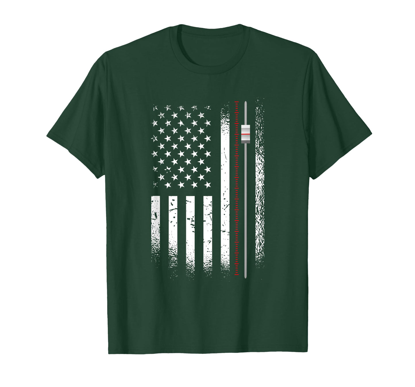 Us Flag Sound Guy - American Audio Engineer T-Shirt
