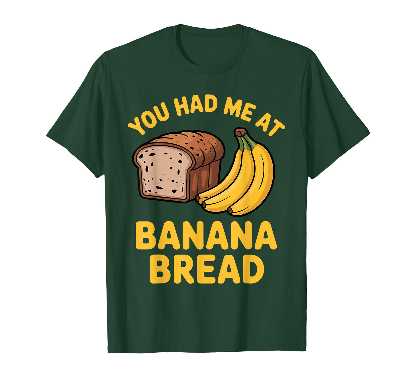 Banana Bread Art for Men Women Kid Baking Banana Bread Lover T-Shirt