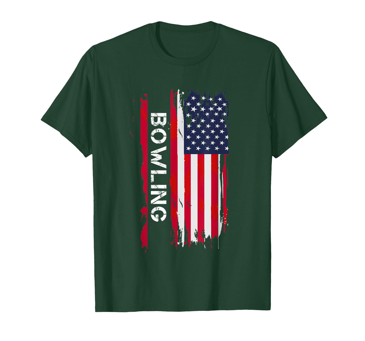 Bowling 10 Pins And Strikes And Spares In America T-Shirt