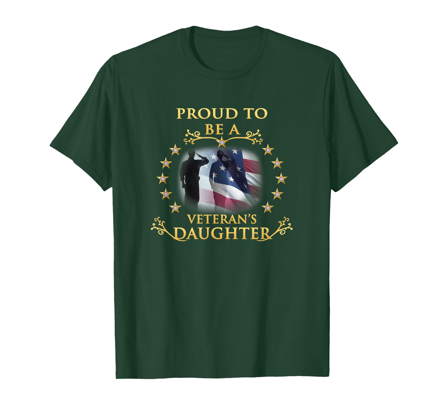Proud Veteran Daughter Thank You Veterans T-Shirt