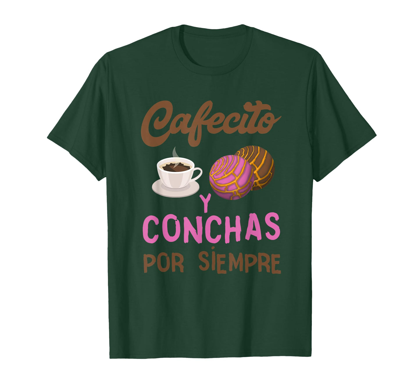 Concha Cafecito Conchas Bread Mexican Candy T-Shirt