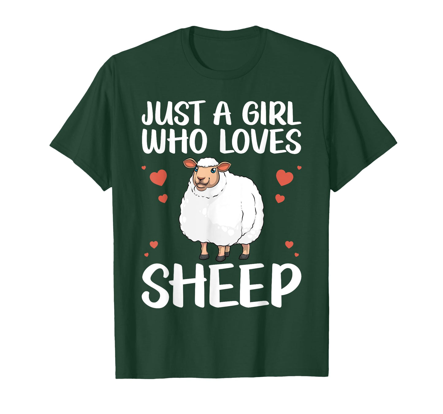 Cool Sheep For Women Girls Kids Love Lamb Sheep Lover Farmer T-Shirt