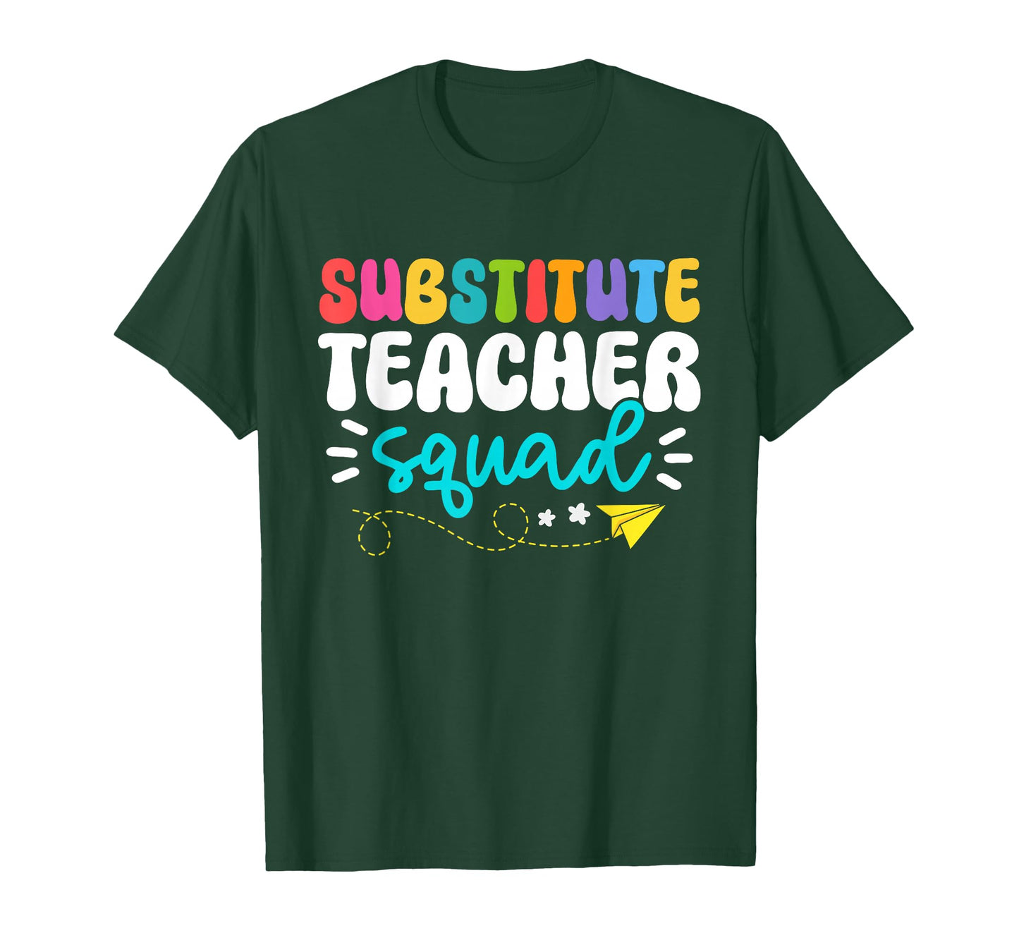 Cute Substitute Teacher Girls Boys Team Substitute Squad T-Shirt