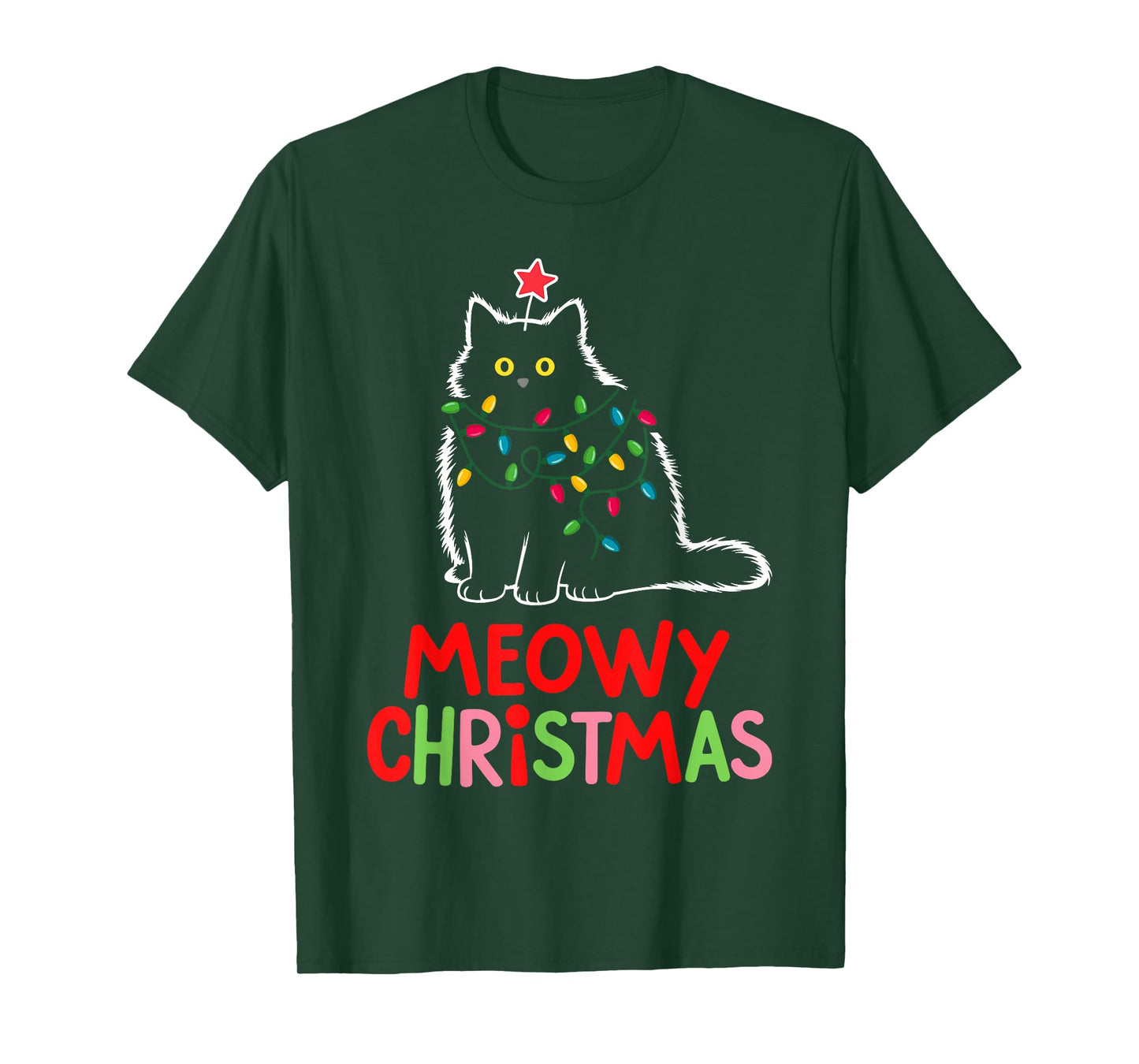 Meowy Christmas cat T-Shirt