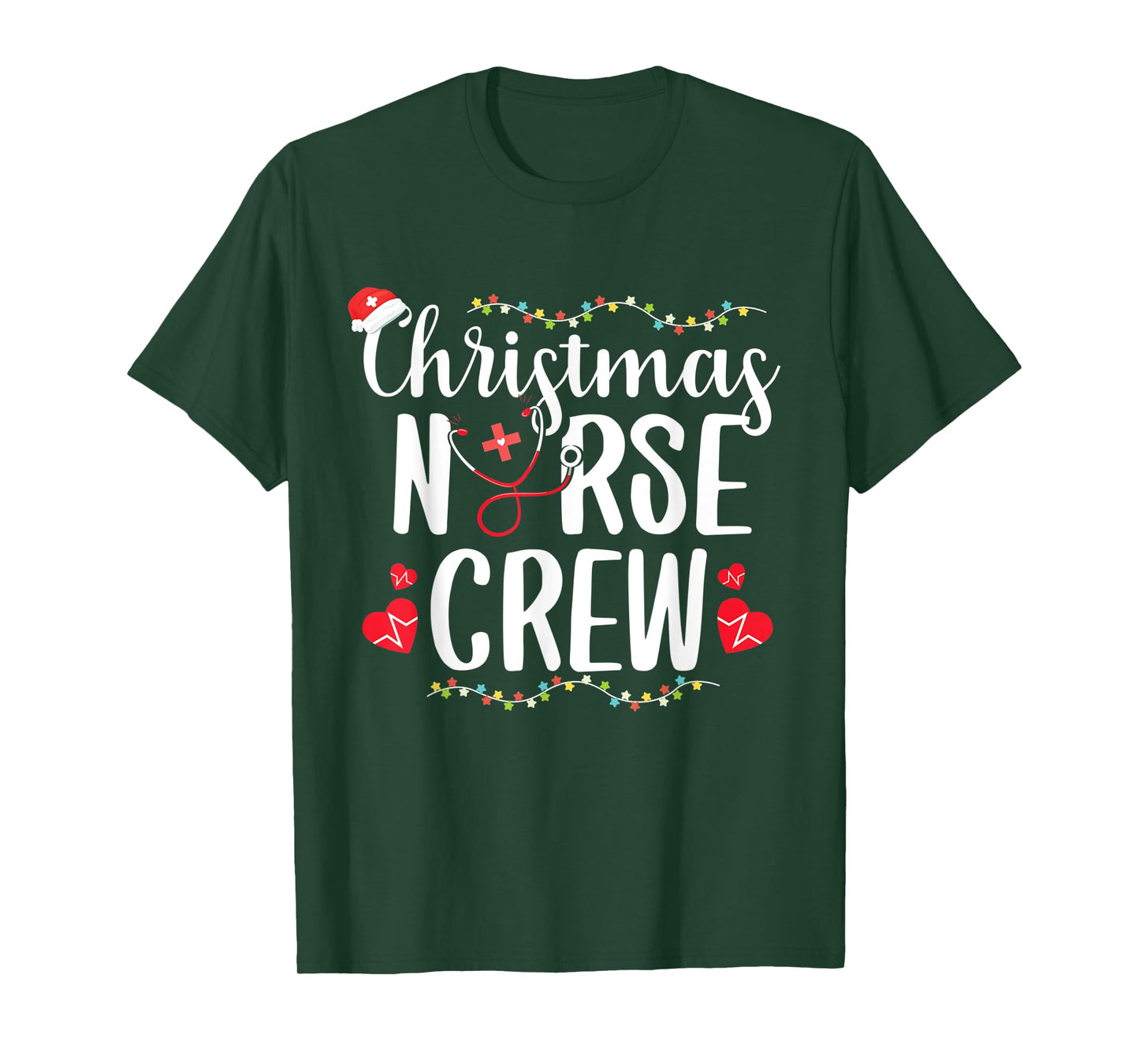 Christmas Nurse Nursing School RN Nurse Practitioner Gift T-Shirt