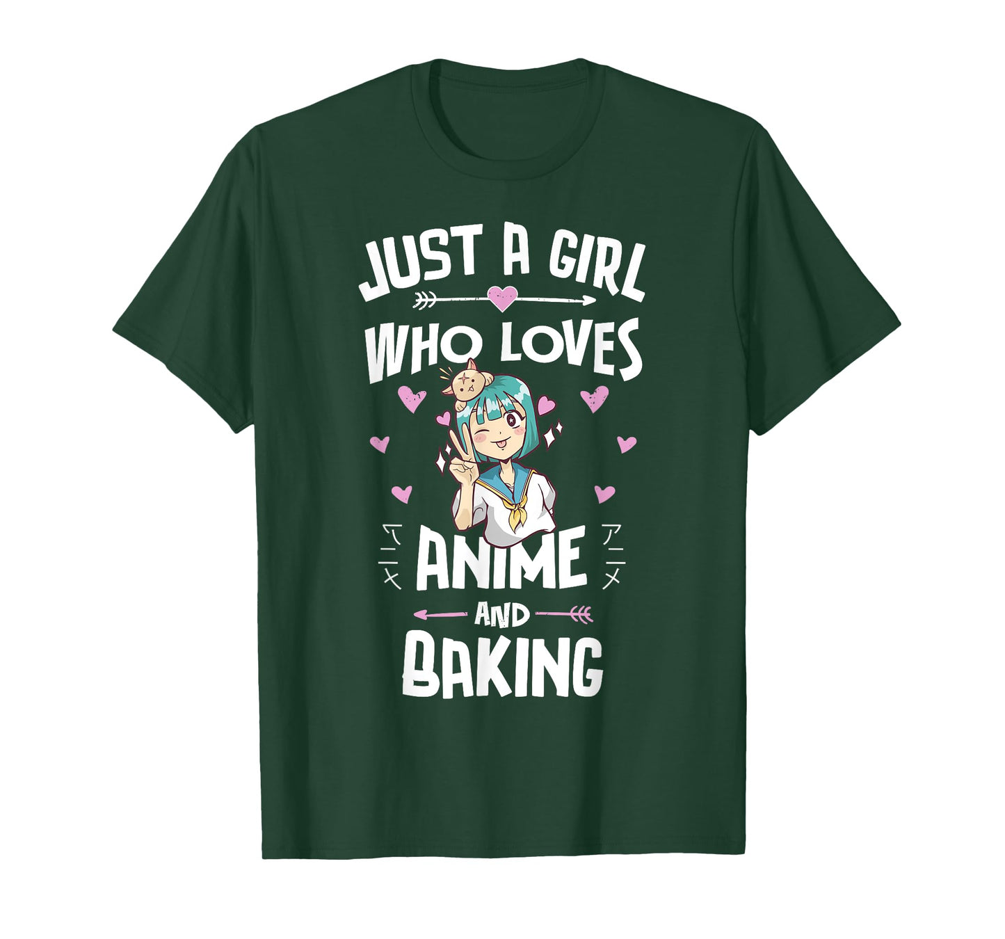 Anime And Baking Gifts for Daughter and Girls T-Shirt