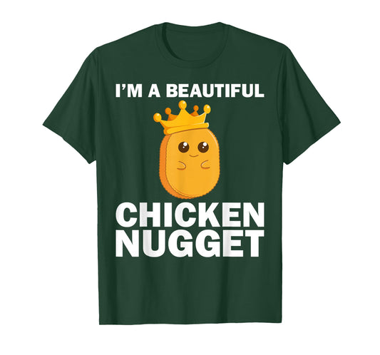 Cute Chicken Nugget Art For Women Girls Chicken Nugget Lover T-Shirt