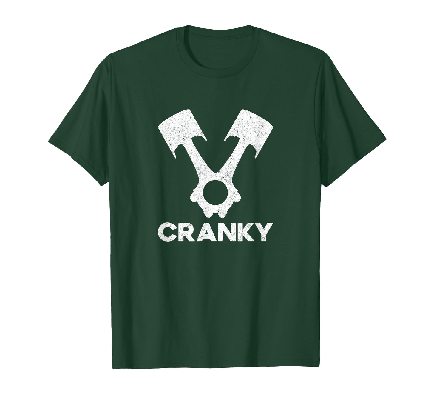 Cranky Car V8 Engine Crankshaft Cars Lover, Mechanic T-Shirt