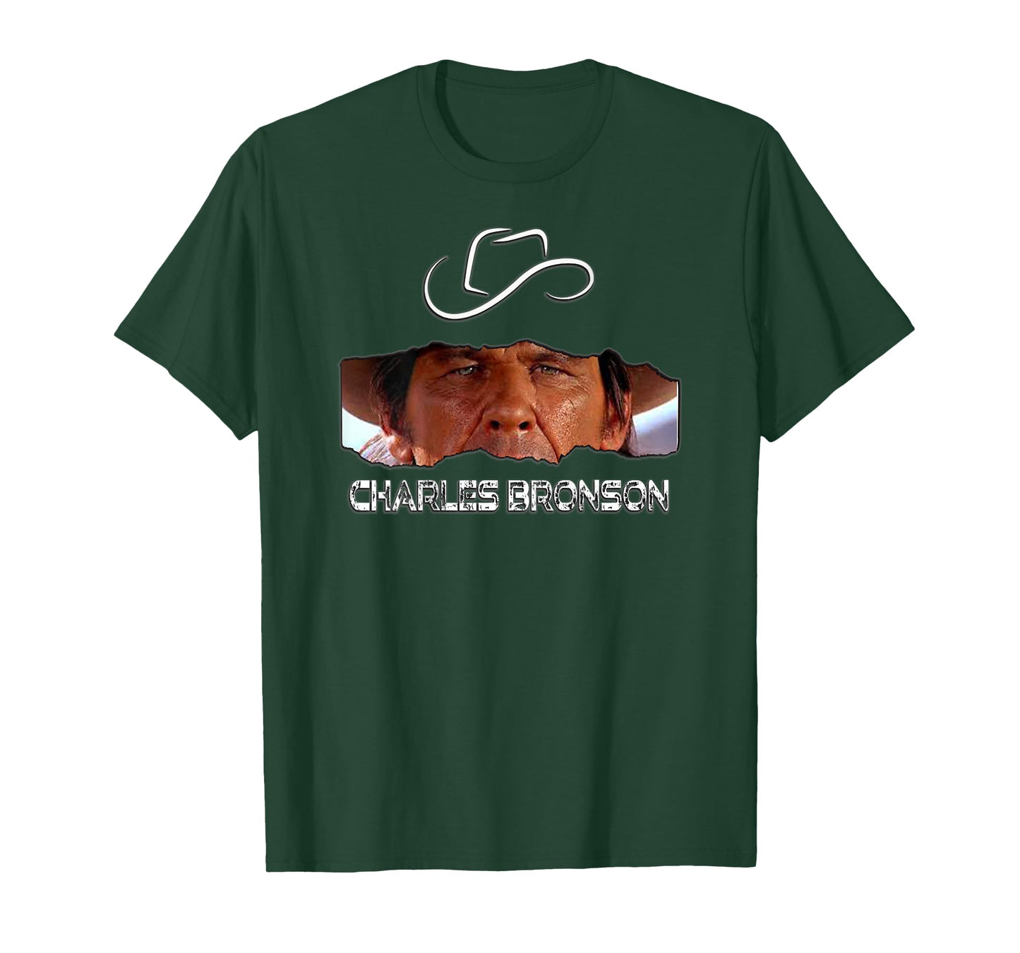 Charles Bronson_001_Back Printed T-Shirt