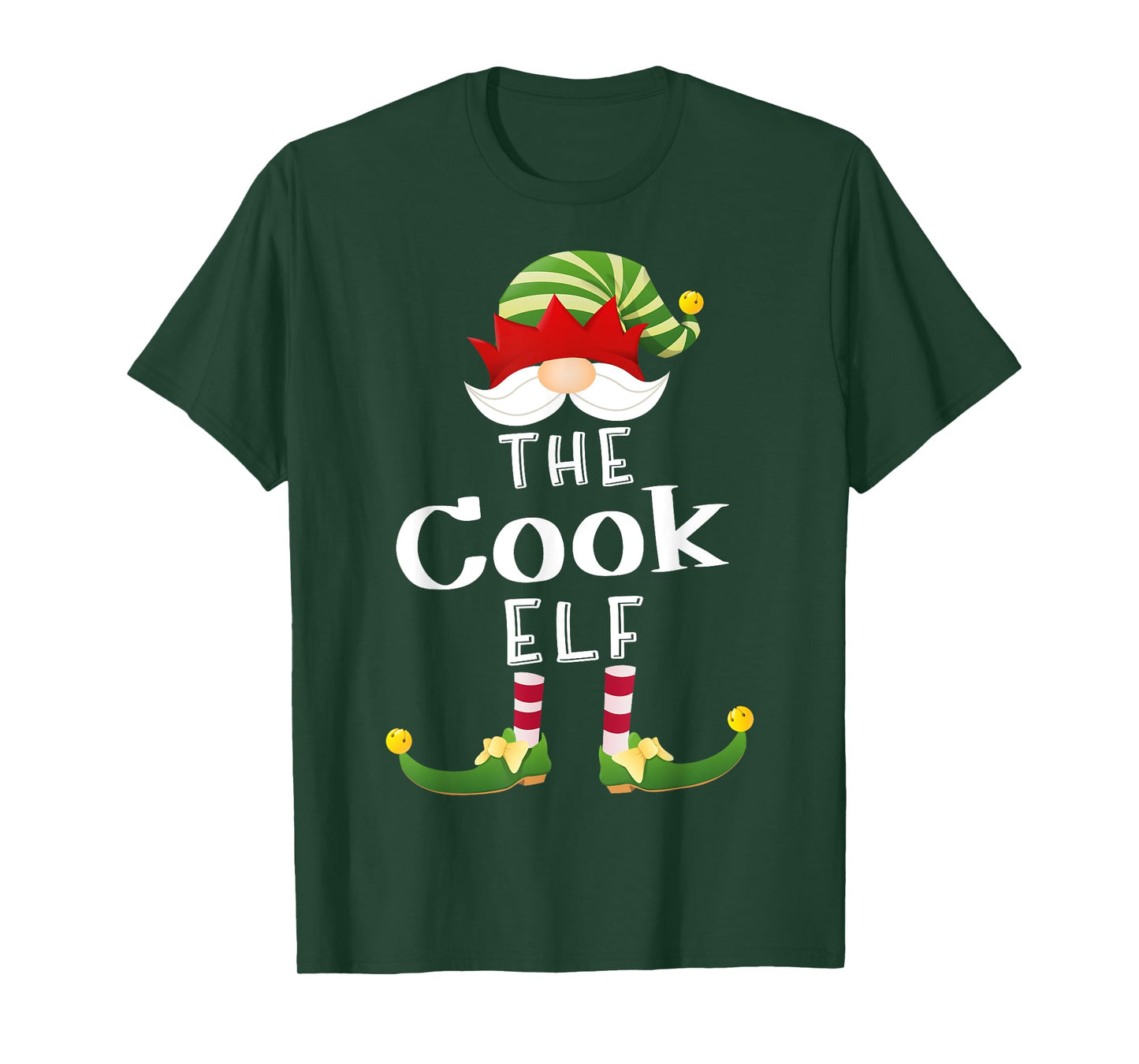 Cook Elf Group Christmas Funny Pajama Party T-Shirt