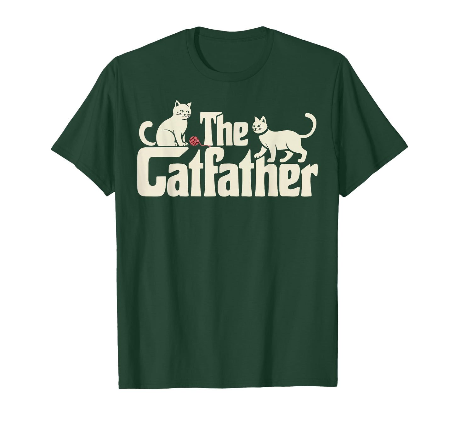 The Catfather Funny Cat Dad Father's Day Cat Lover T-Shirt