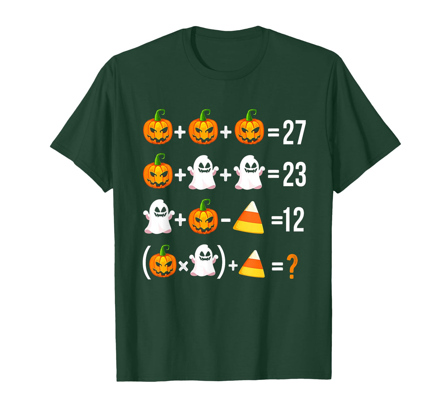 Funny 67 Meme Pumpkin Ghost Math Teacher Halloween Costume T-Shirt