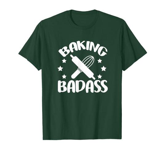 Baker Funny Baking Badass T-Shirt