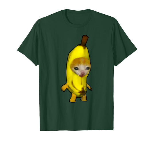 Cute Banana Cat Happy Bananacat Meme Kitty Cat Lovers Meme T-Shirt