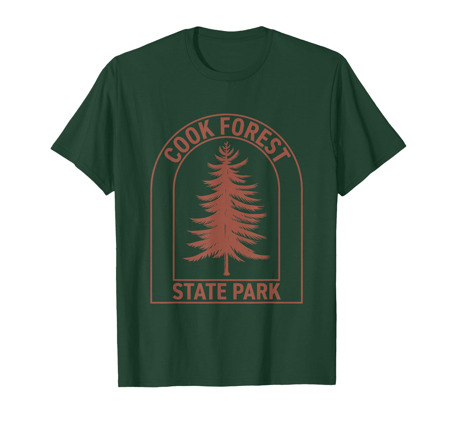 Cook Forest State Park Pennsylvania Vintage Tree T-Shirt