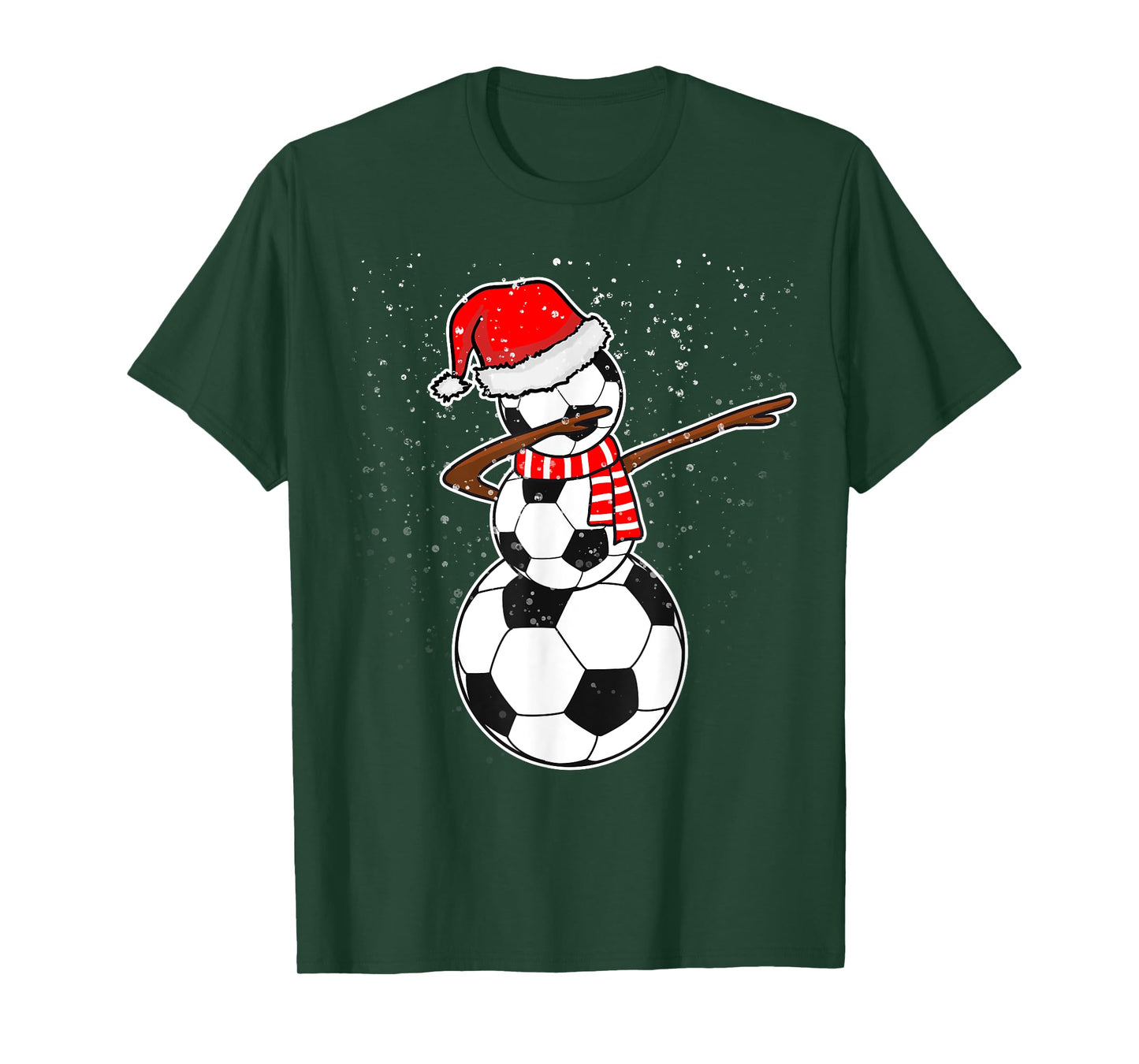 Dabbing Snowman Soccer Shirt T-Shirt