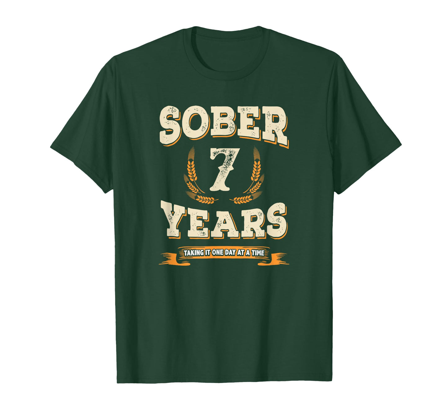 Clean and Sober Anniversary Gifts 7 Years Sobriety Shirt