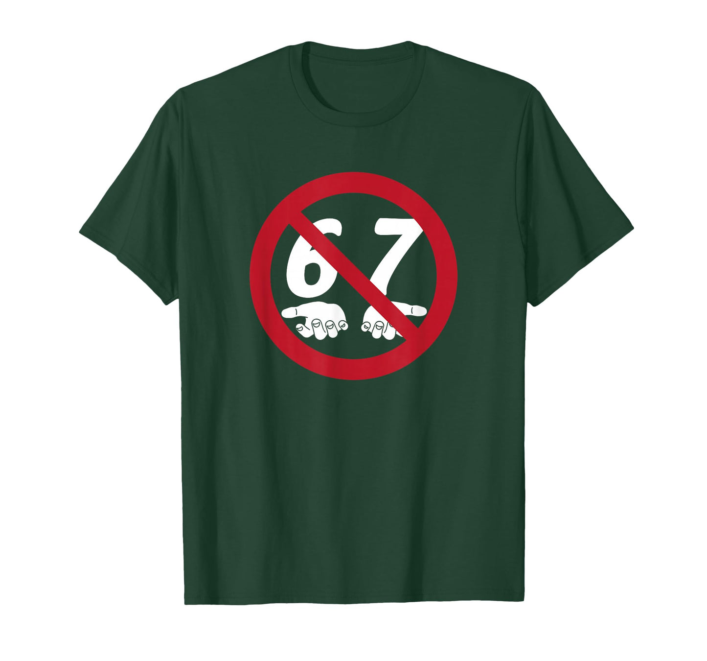 No Six Seven Anti 6 7 Meme Teacher Mom T-Shirt