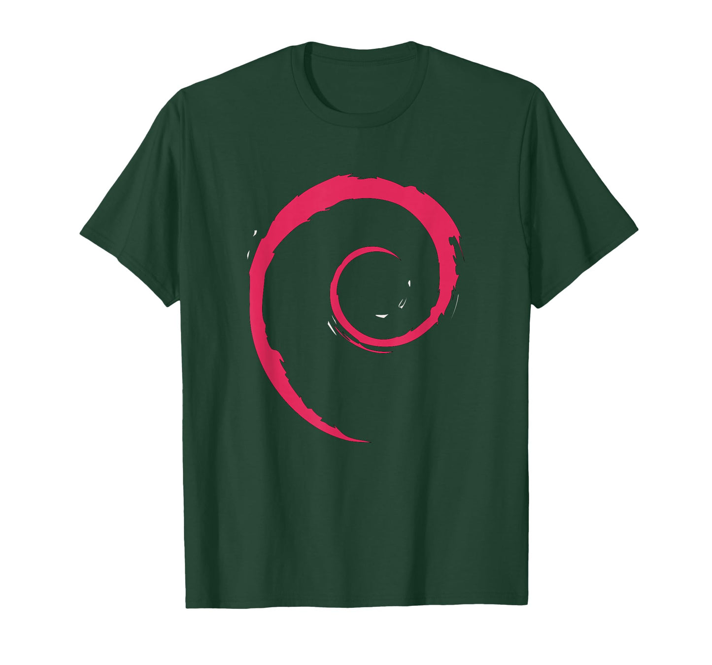 Cool T-Shirt - Debian Spiral Minimalist Tee T-Shirt