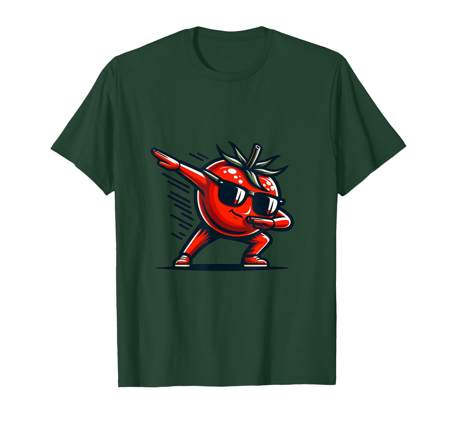 Dab Tomato Dancing Dabbing Retro Fruit T-Shirt