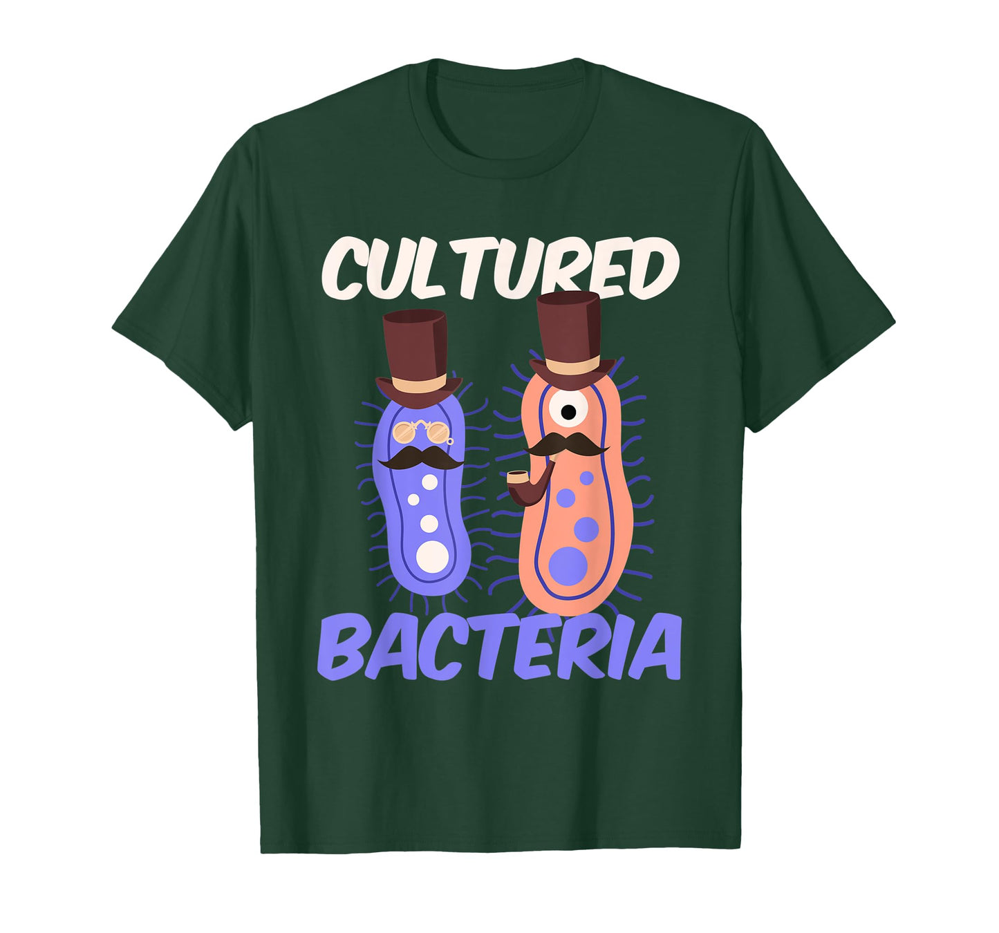 Cultured Bacteria I Microbiology Chemistry Petri Dish Labor T-Shirt