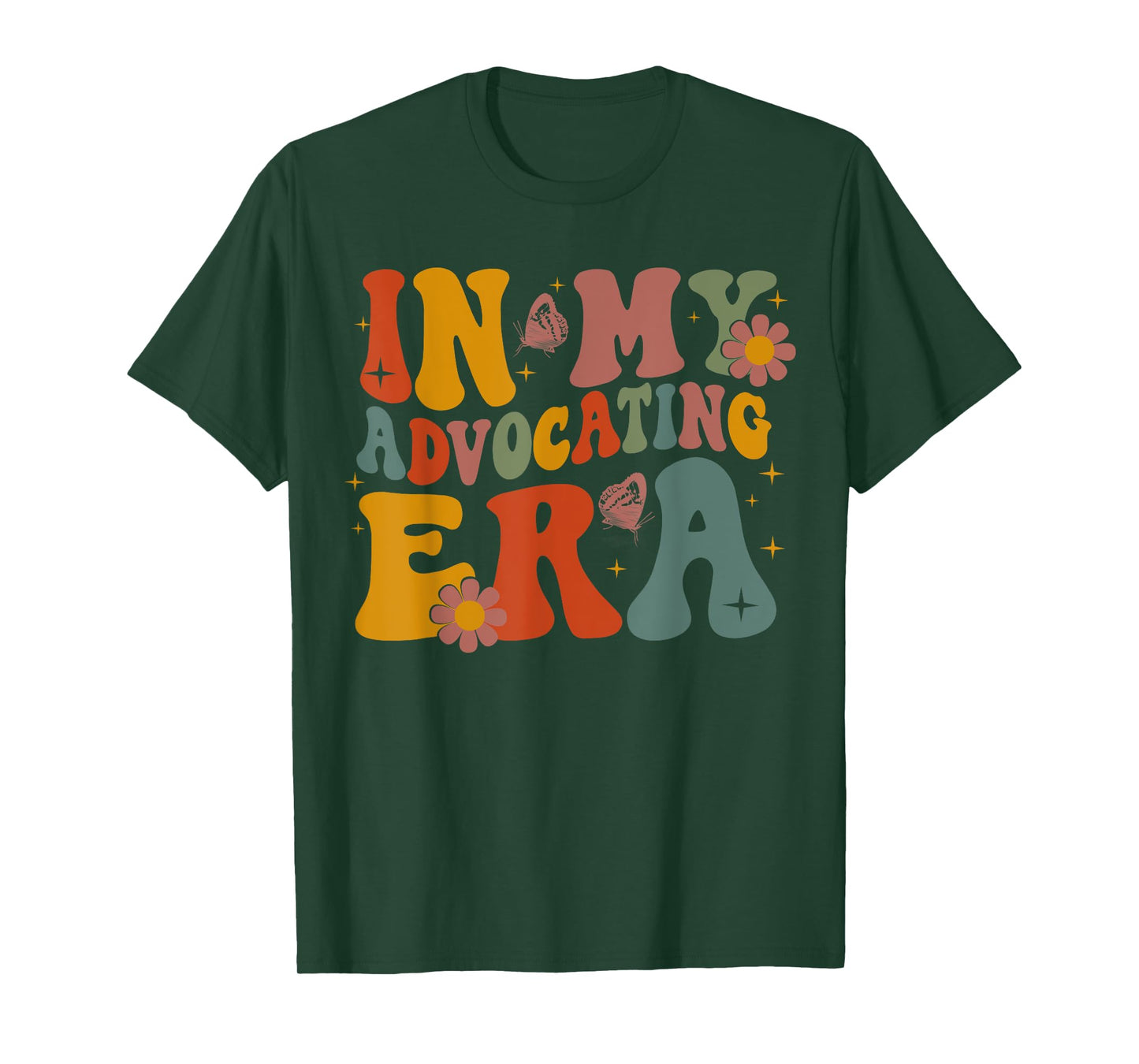 In My Advocating Era Advocate Autism Awareness Sped Teacher Men Women Kids T-Shirt