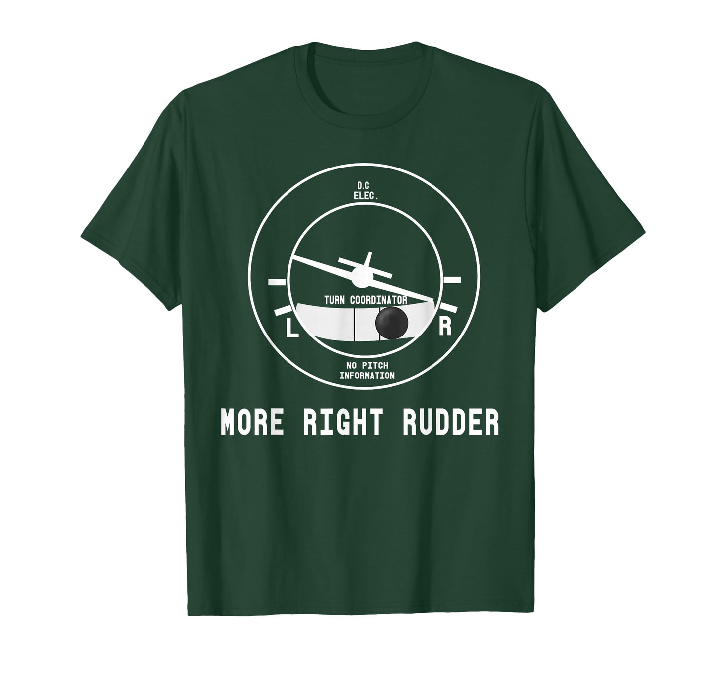 More Right Rudder CFI Flight Instructor Pilot funny T-Shirt T-Shirt