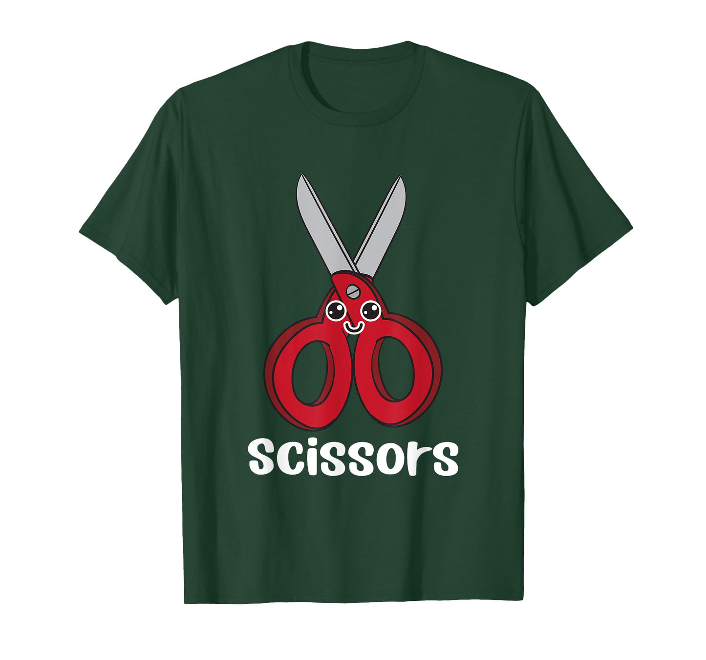 Rock Paper Scissors Game Cute Scissors Costume Kawaii T-Shirt