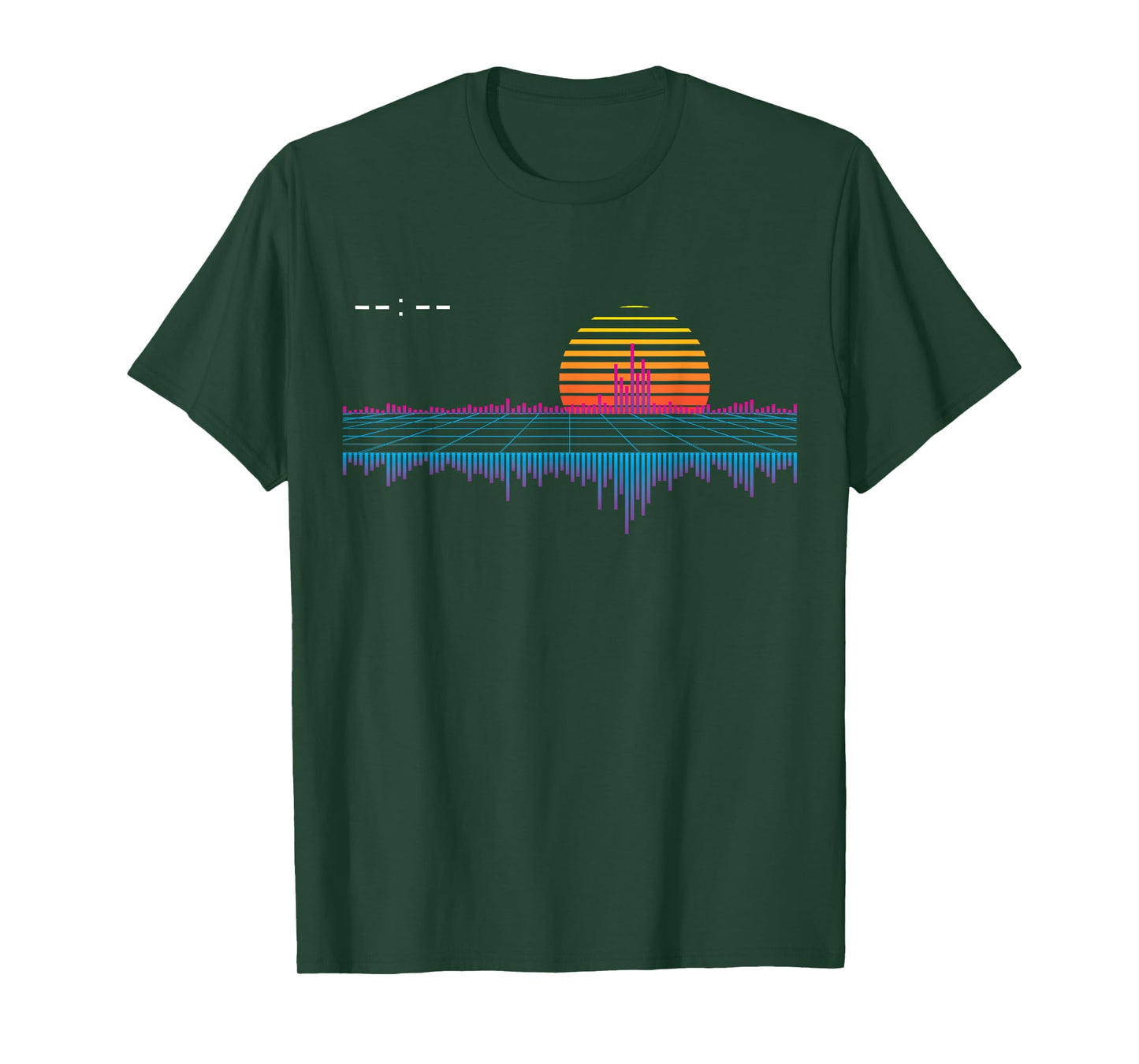 Retrowave Synthwave Vaporwave Sunset Aesthetic T-Shirt